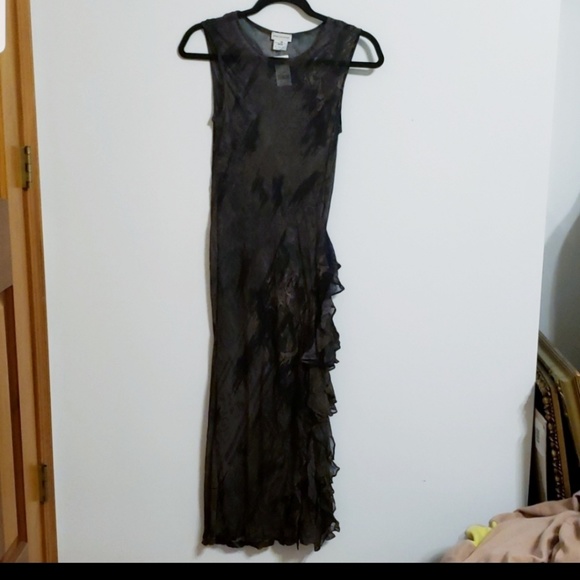 Dries Van Noten Dresses & Skirts - Dries Van Noten Silk Side Ruffled Dress...38...NWT